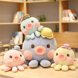 Kawaii Octopus Plush Toys  Whale Stuffed Soft Pillow Sea Animal Doll Children Baby Christmas Gifts Home Dec