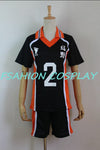 Haikyuu!! – Karasuno Volleyball-Trikots Cosplay (Maßanfertigung möglich)